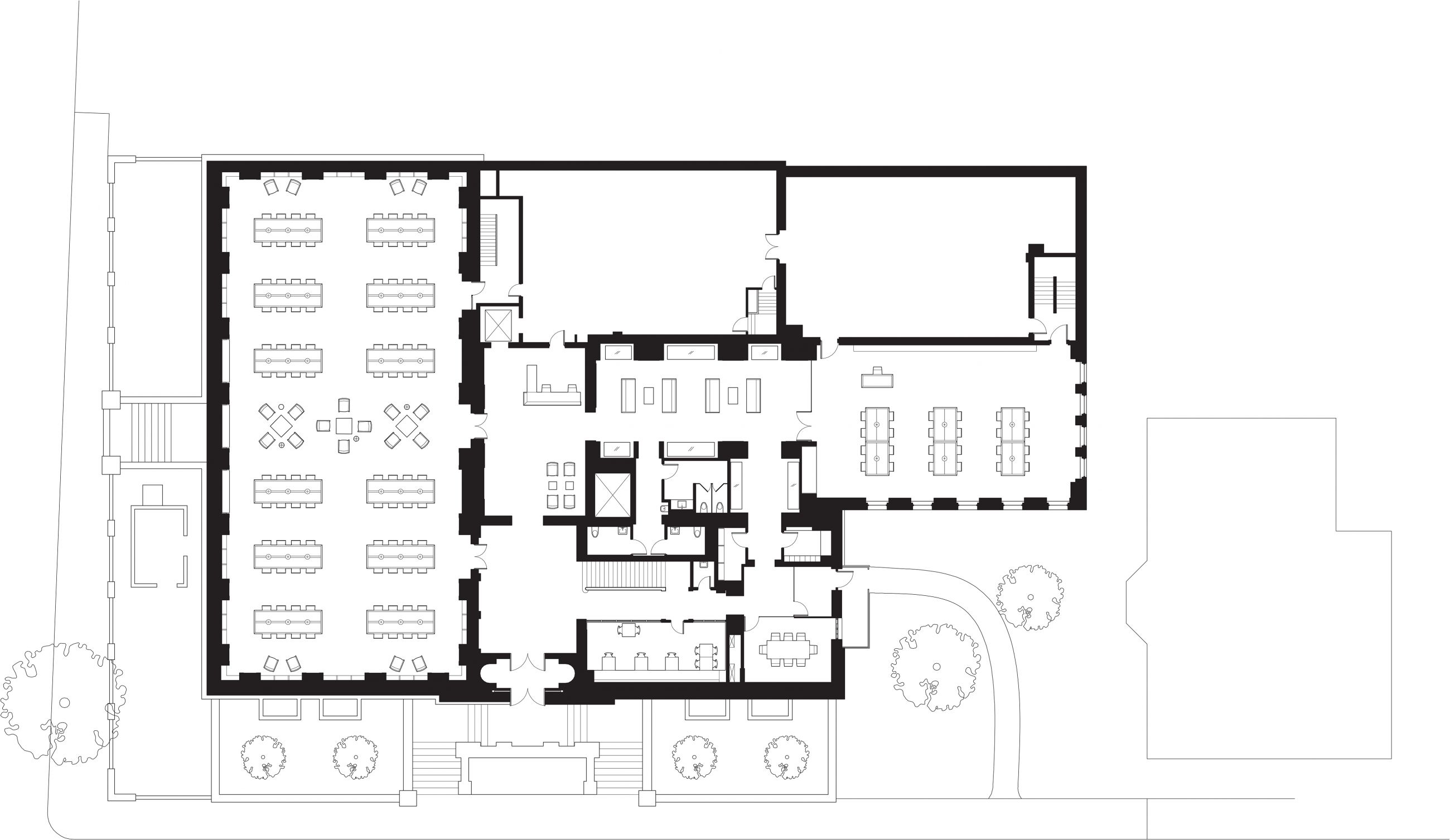 Brown University - John Hay Library Providence - Plan - RI. Selldorf Architects