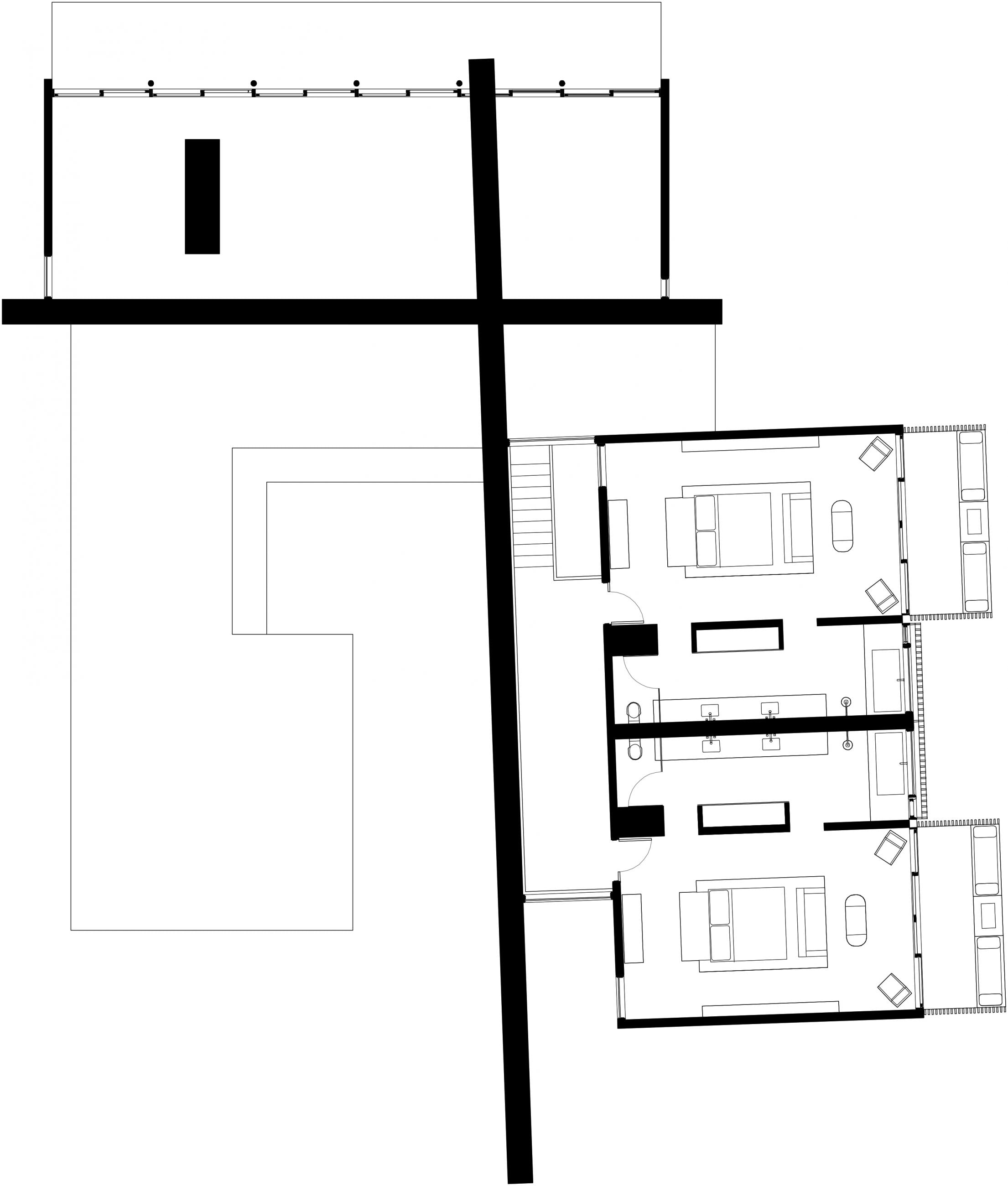 Commons Building at Camp Sarika by Amangiri - Plan - Selldorf Architects