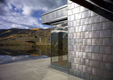 Walden House - Edwards, CO - Exterior photo of lake - Selldorf Architects