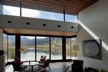 Walden House - Edwards, CO - Interior photo of dining room - Selldorf Architects