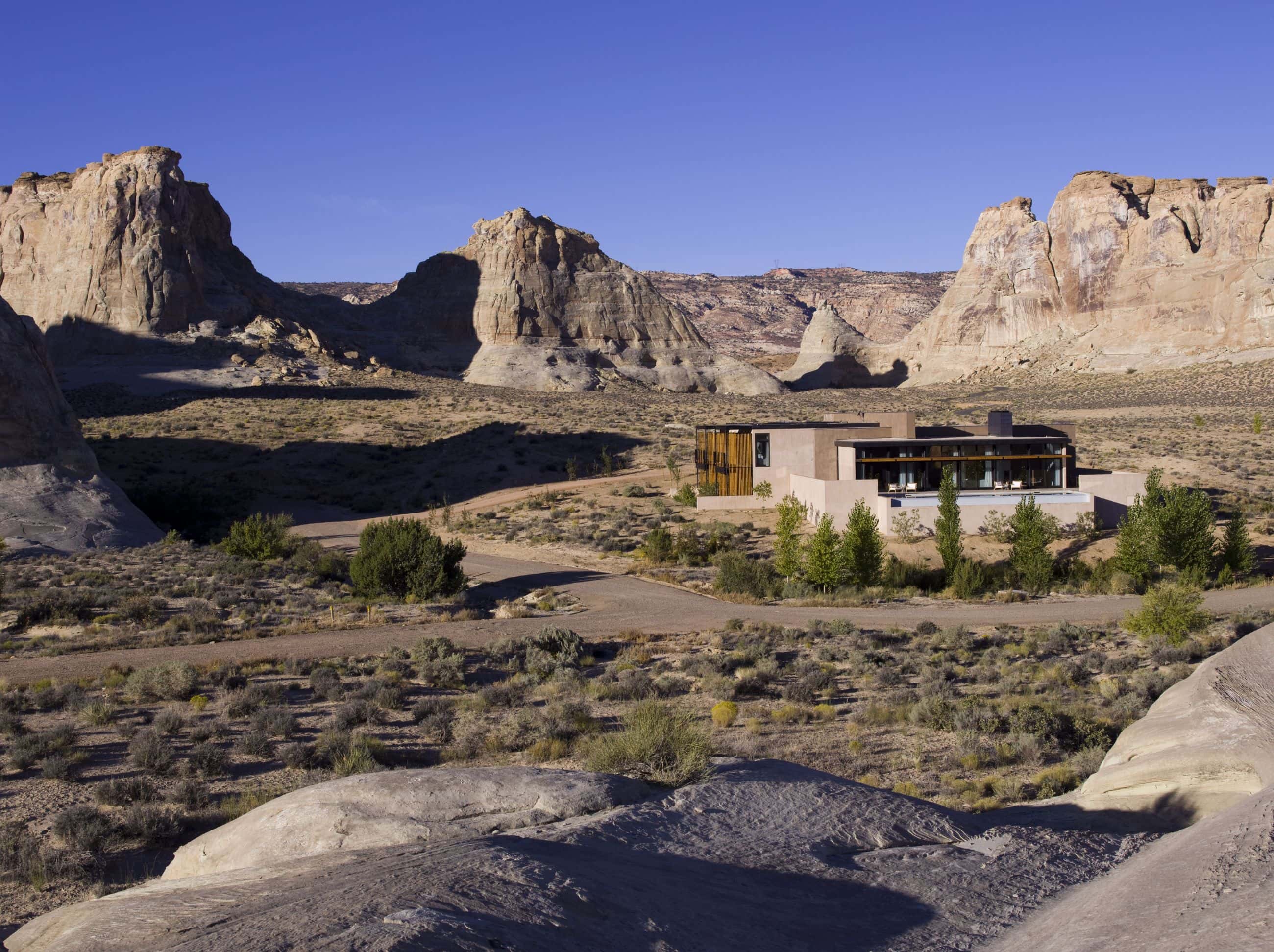 The Mesa at Amangiri - Utah - Exterior photo of building - Selldorf Architects