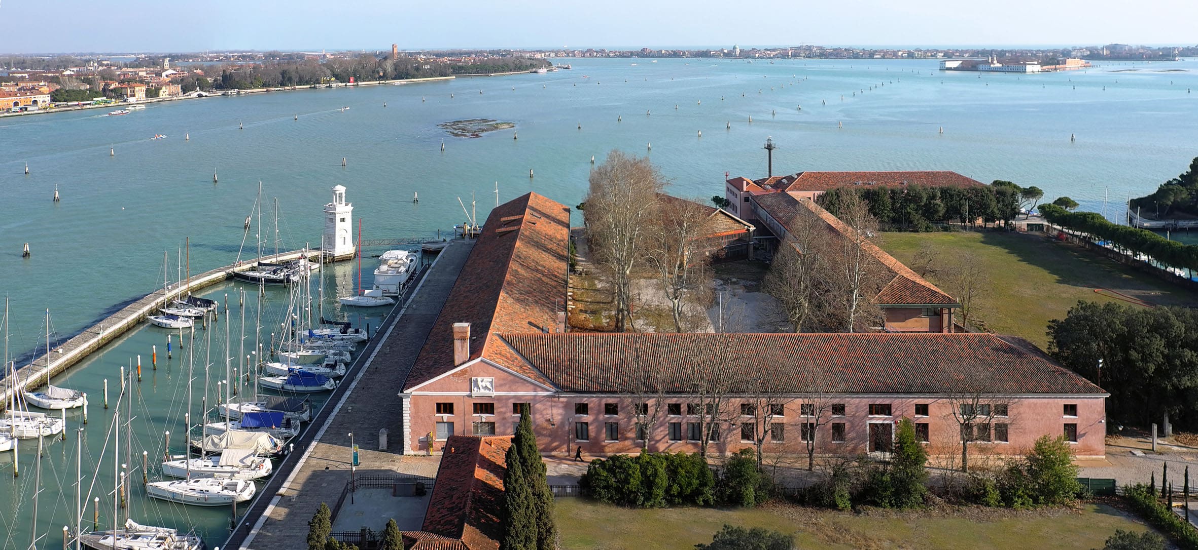 Le Stanze del Vetro - Venice - Overhead Aerial Photo - Selldorf Architects