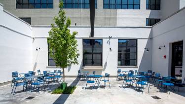 Berg'n - Brooklyn - Exterior photo of courtyard - Selldorf Architects