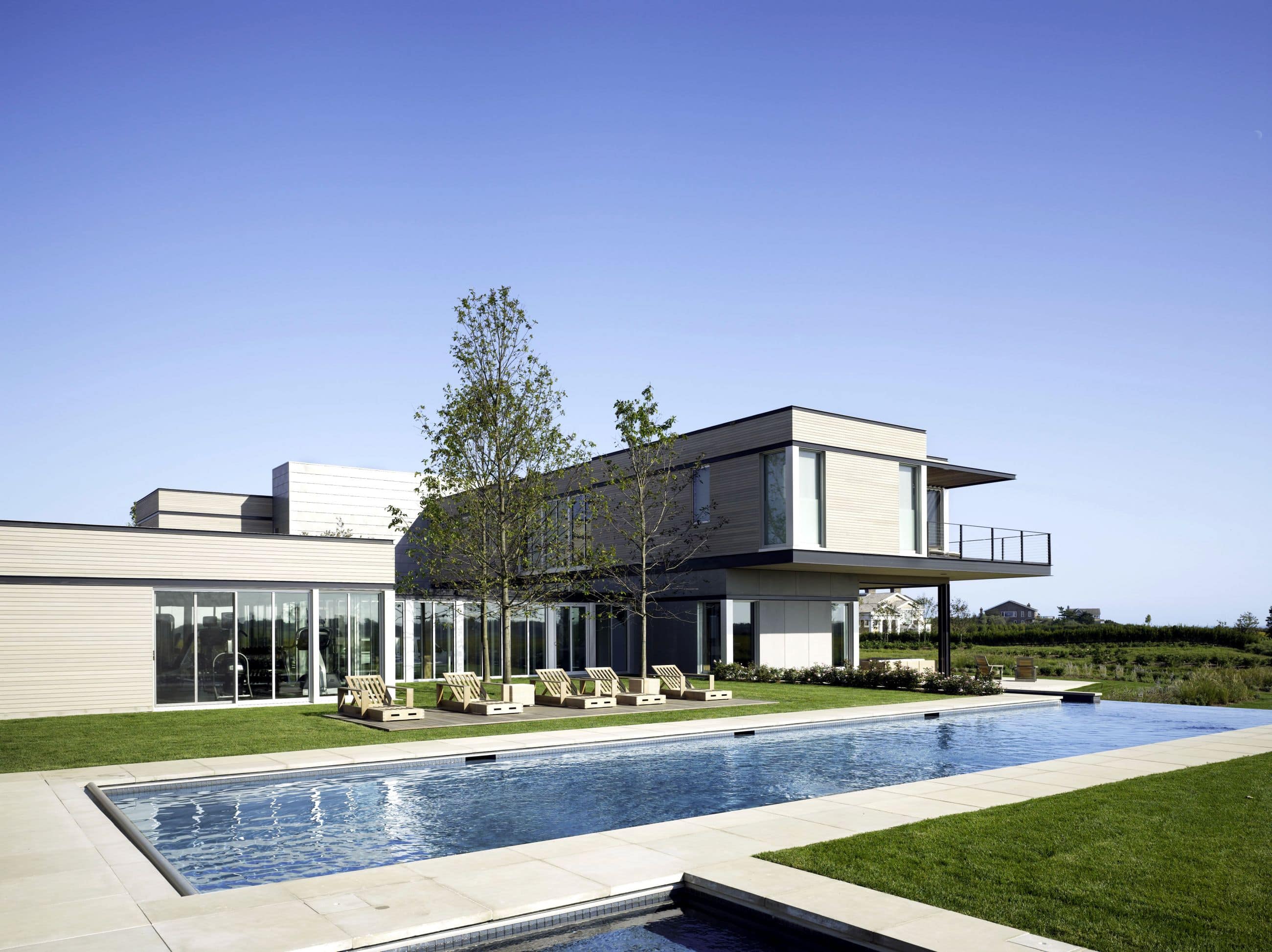 Sagaponack House - Long Island - Exterior photo of pool - Selldorf Architects