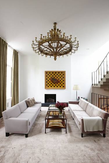 Collectors Townhouse - New York - Interior photo of living room - Selldorf Architects