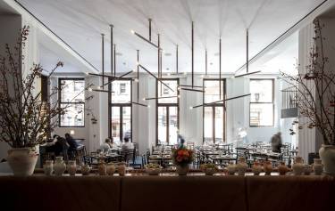 Martha Washington Hotel and Marta - New York - Interior photo of restaurant - Selldorf Architects