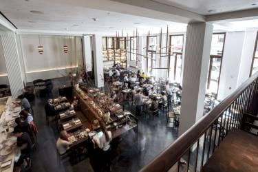 Martha Washington Hotel and Marta - New York - Interior photo of restaurant - Selldorf Architects