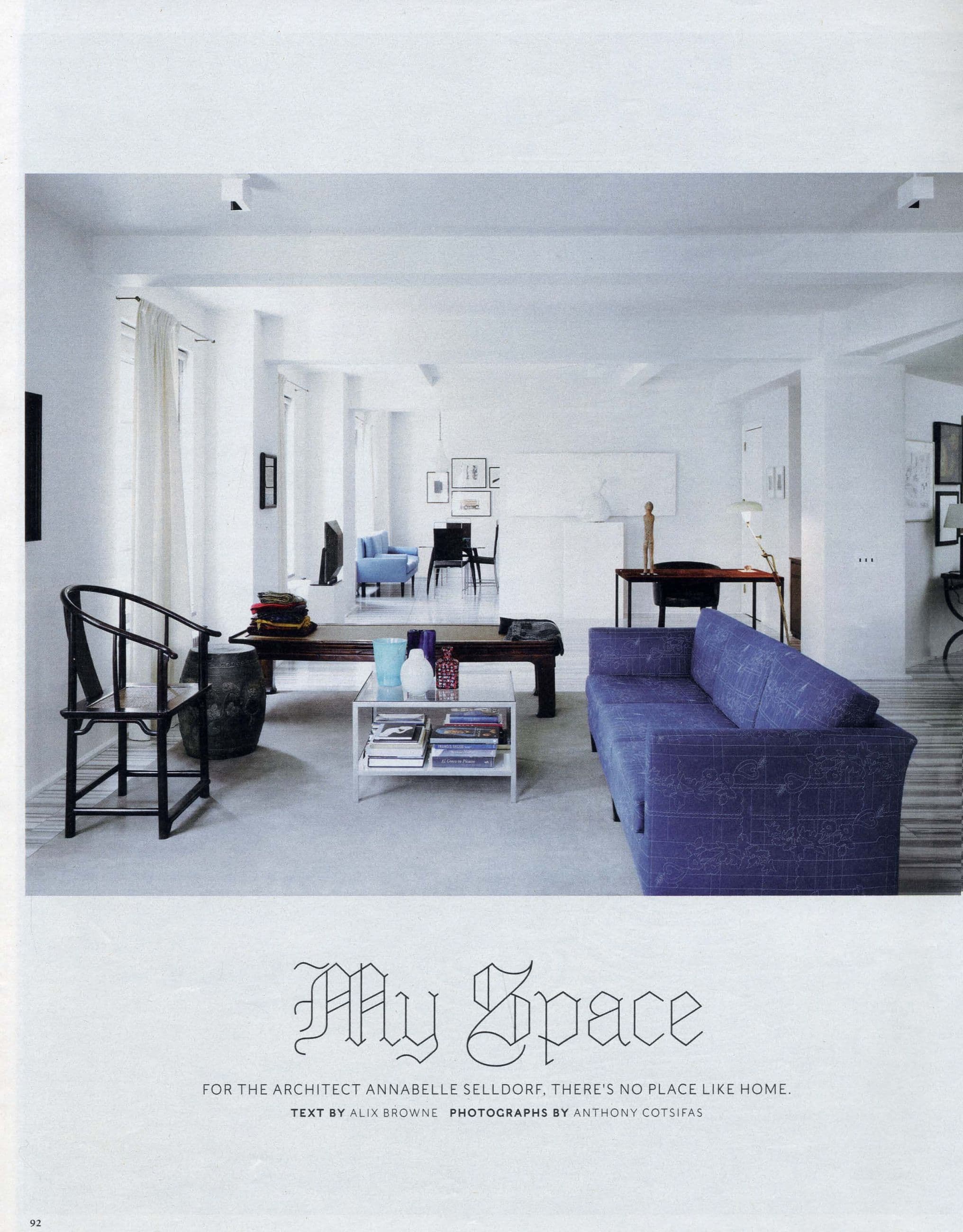 The New York Times Style Magazine article on Fifth Avenue Apartment