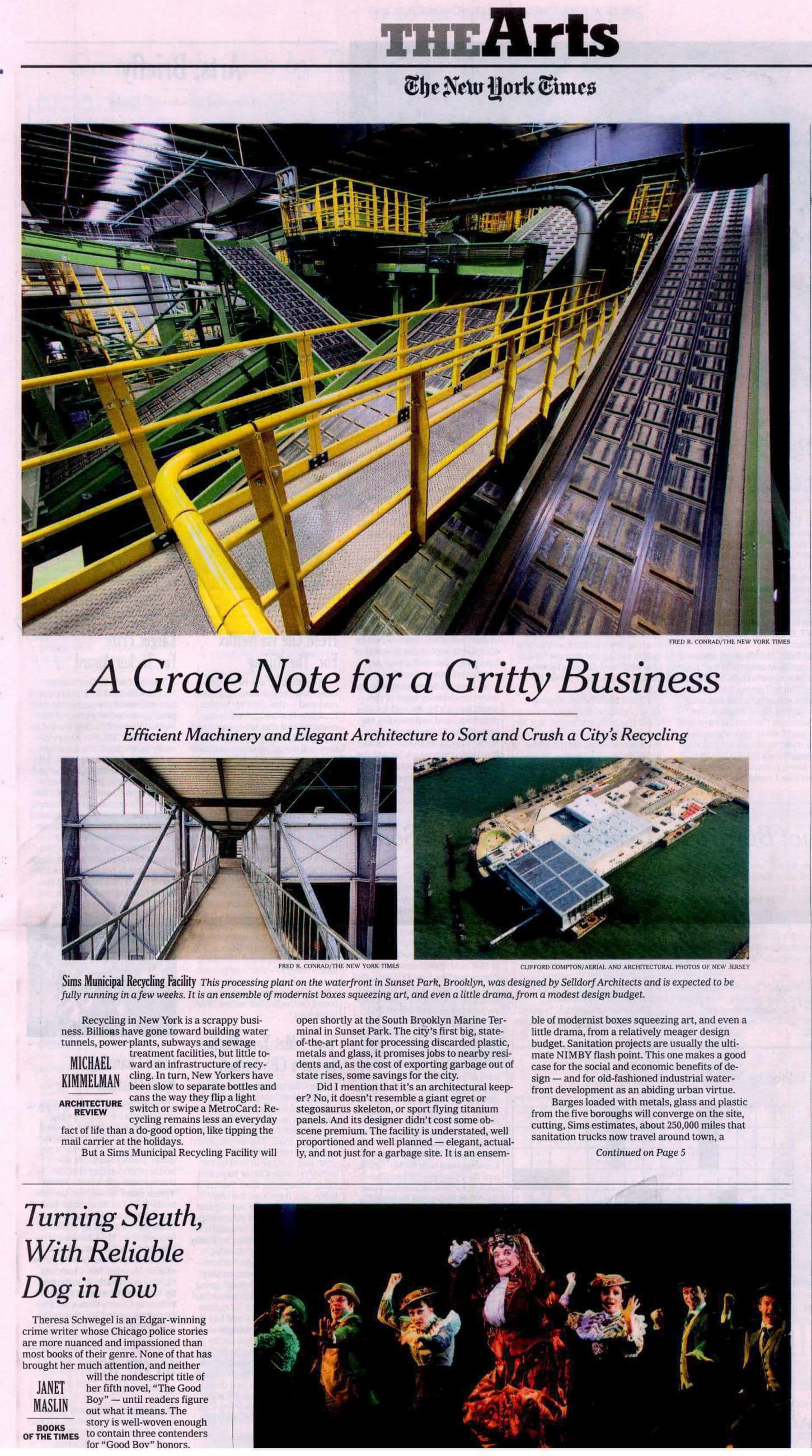 The New York Times article on SIMS Material Recovery Facility