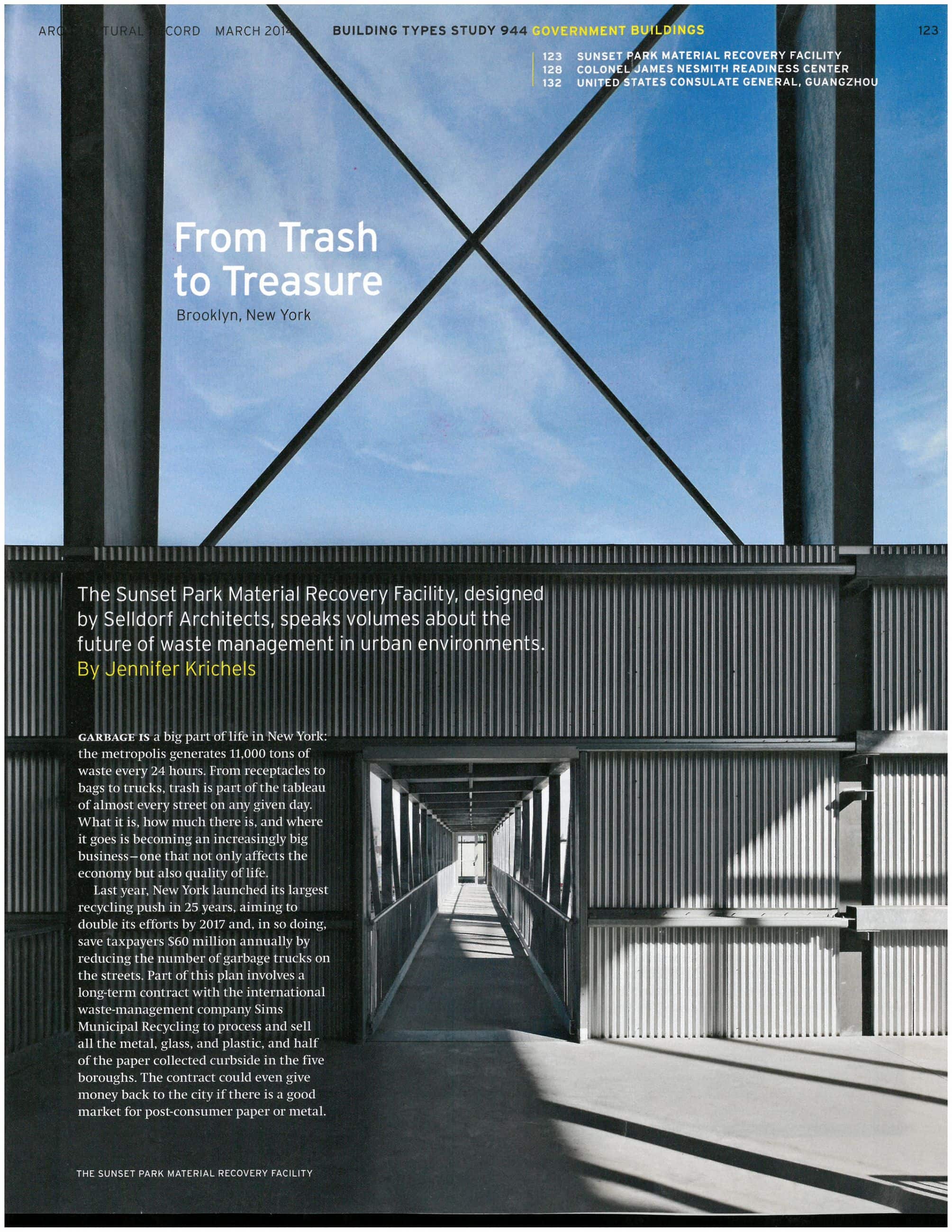 Architectural Record Sims article, press image