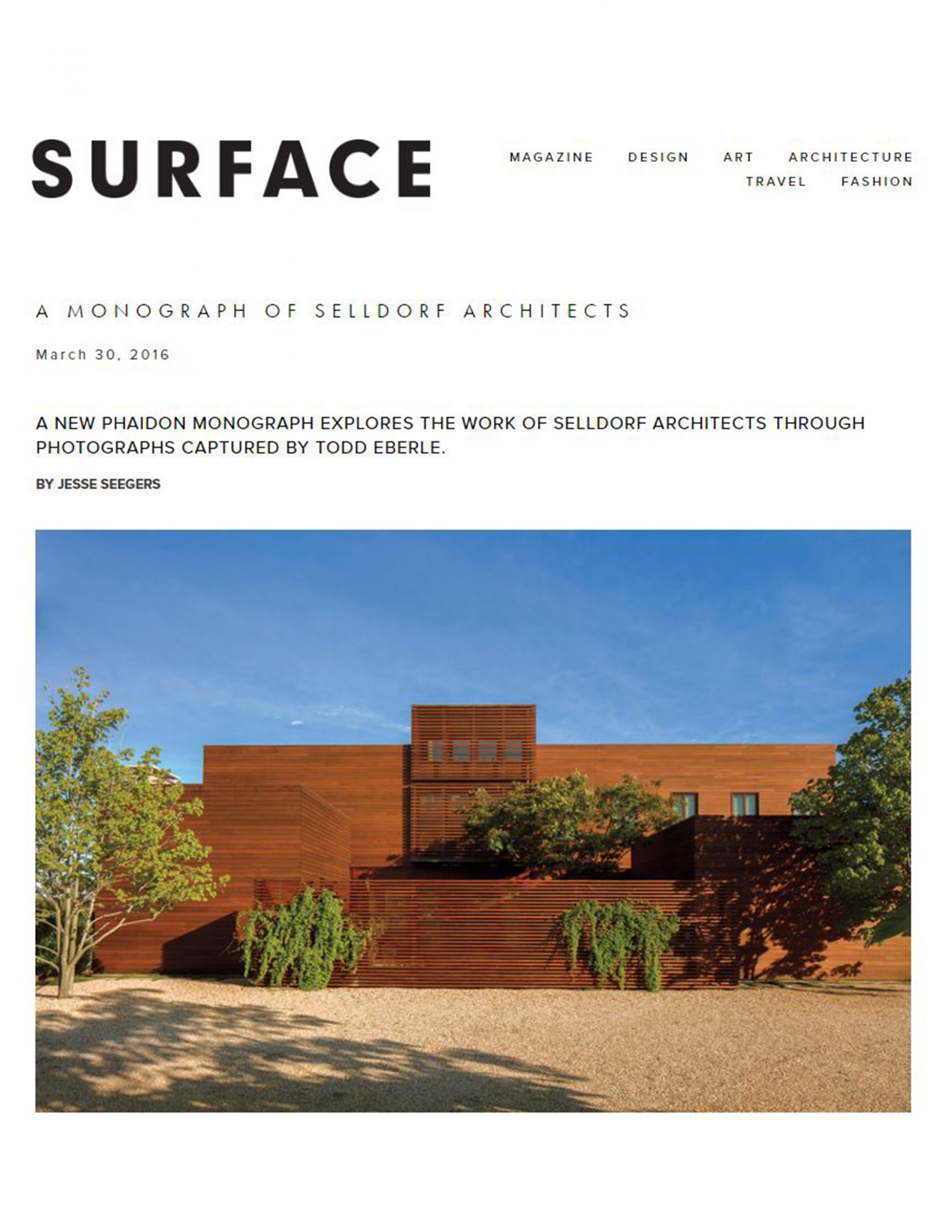 Surface, Selldorf Architects