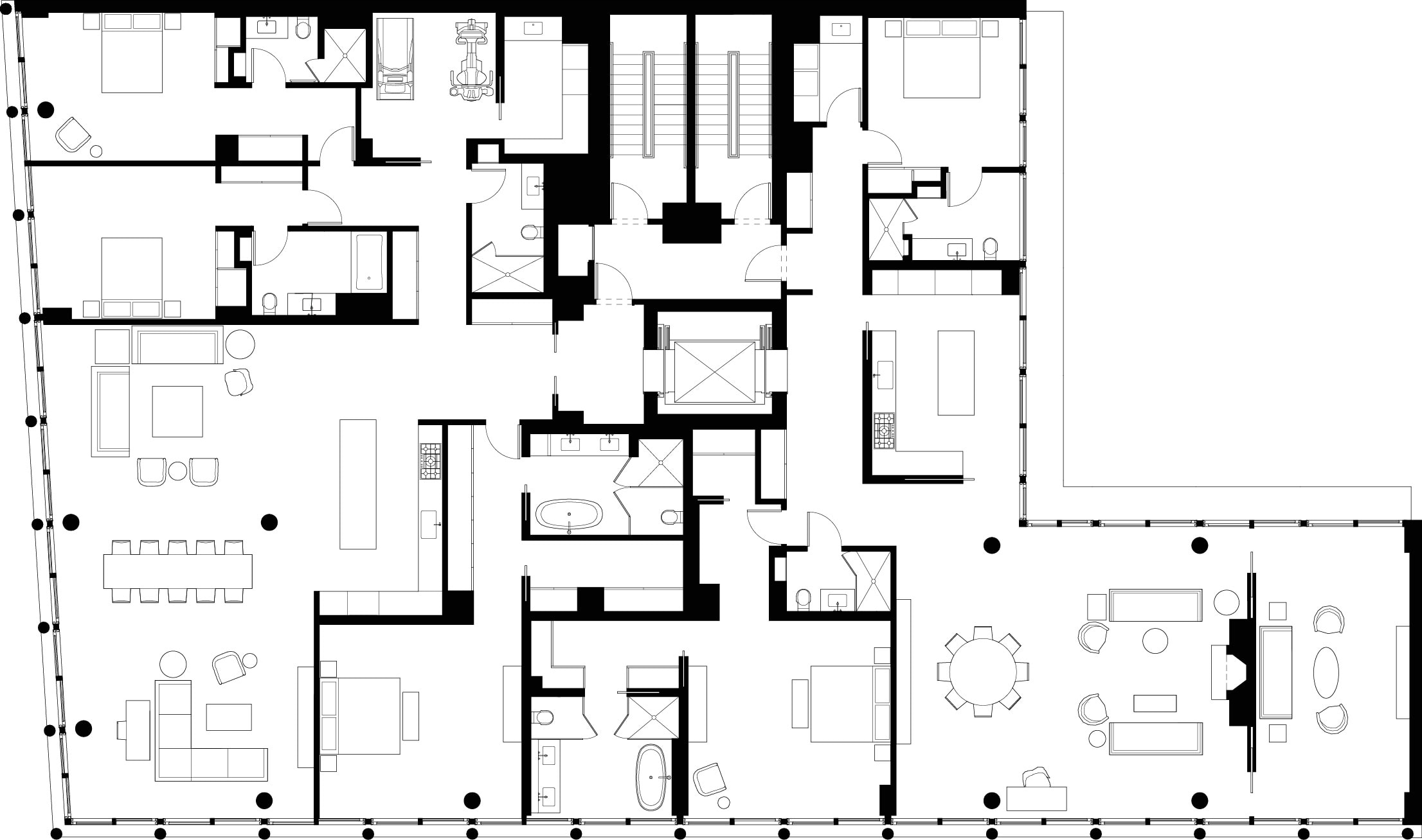 42 Crosby Street New York - Typical Floor Plan - Selldorf Architects