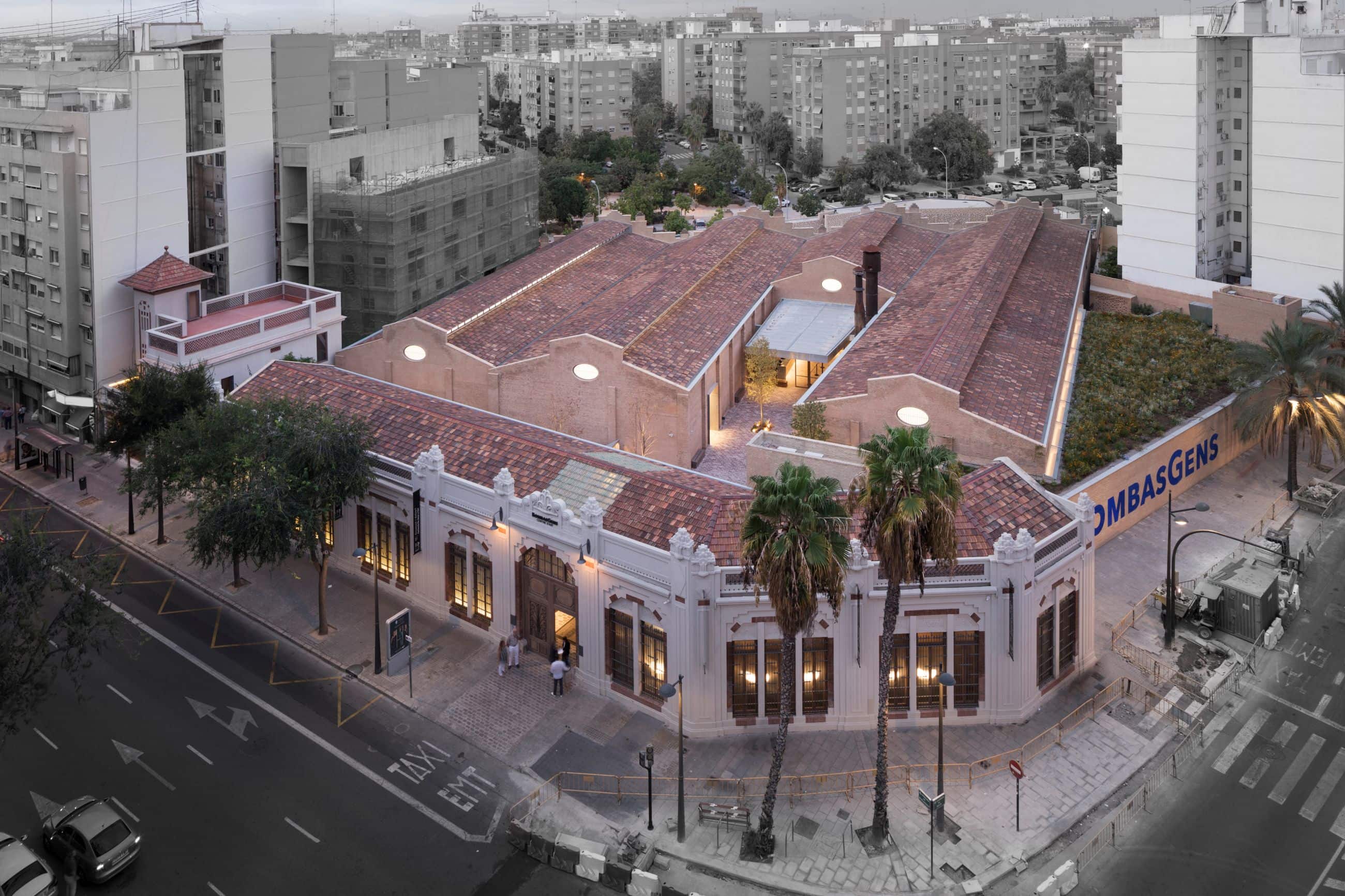 Bombas Gens - Exterior Aerial Night View Entrance - Selldorf Architects - New York