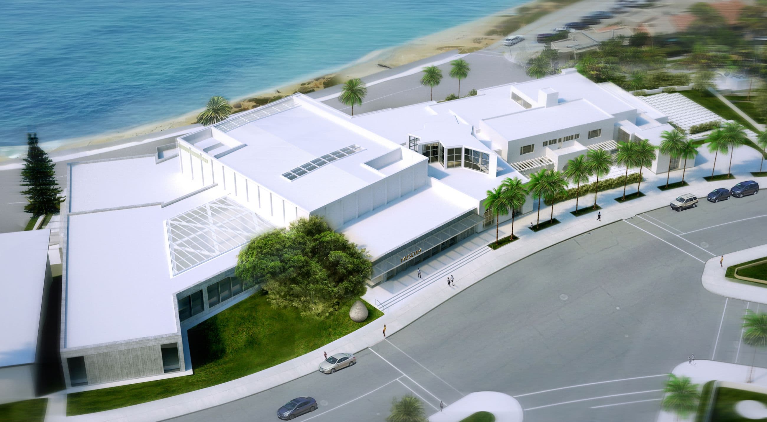 Museum of Contemporary Art - San Diego -Aerial view north-west - Selldorf Architects