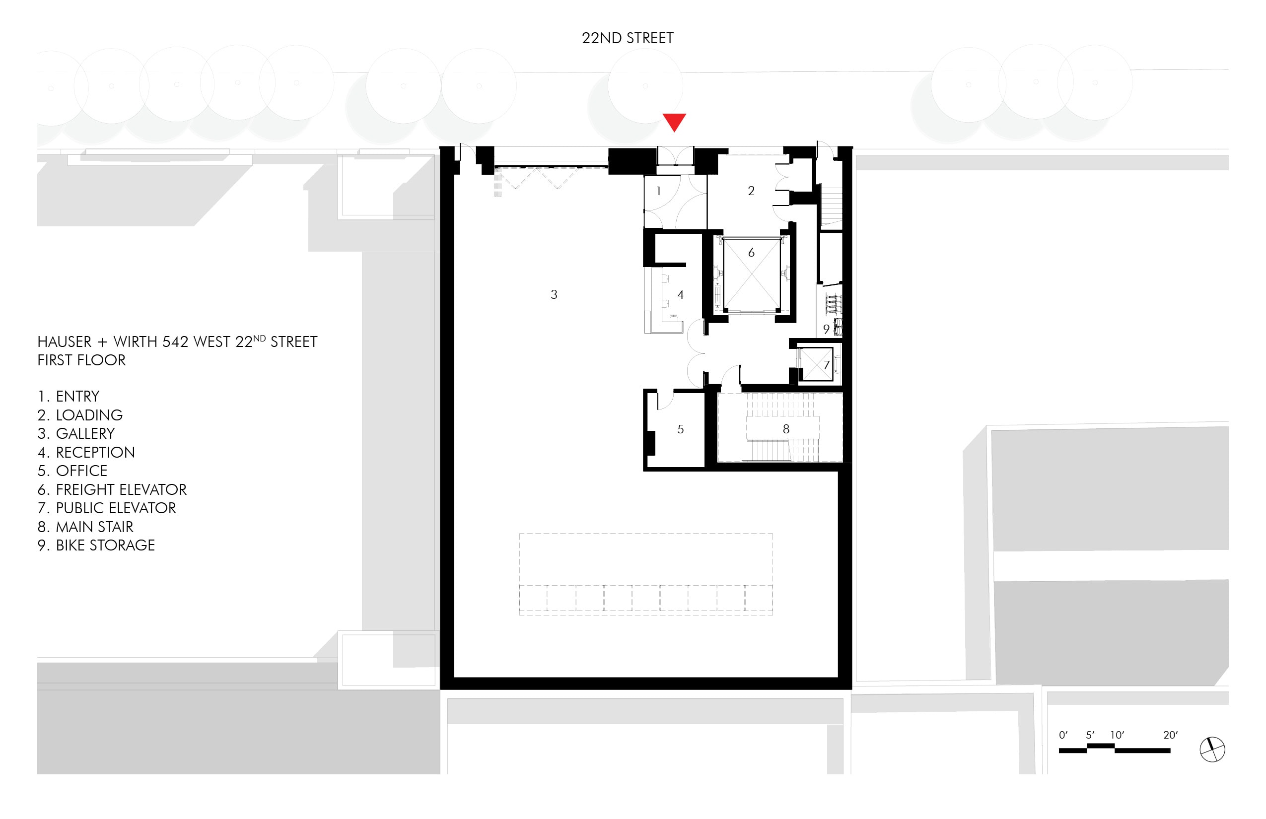 542 West 22nd Street Hauser & Wirth - Presentation Plans -Selldorf Architects