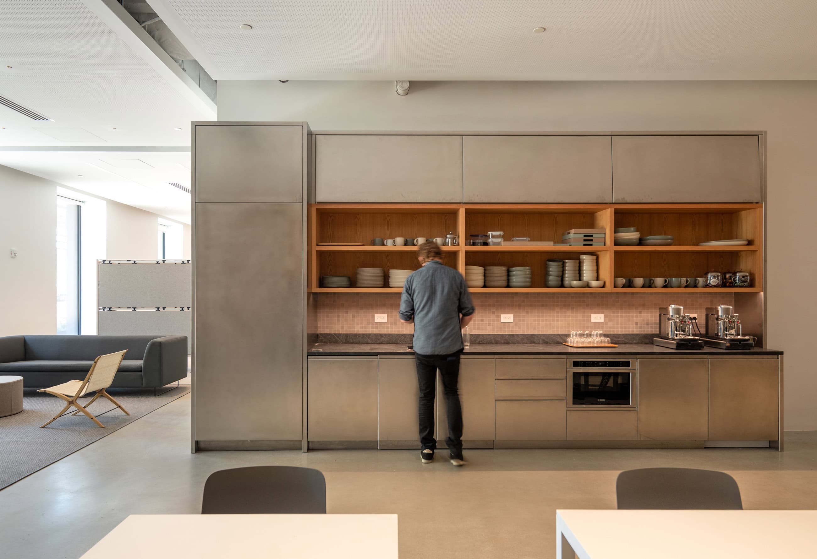 David Zwirner Headquarters - Office Kitchen - Selldorf -Architects