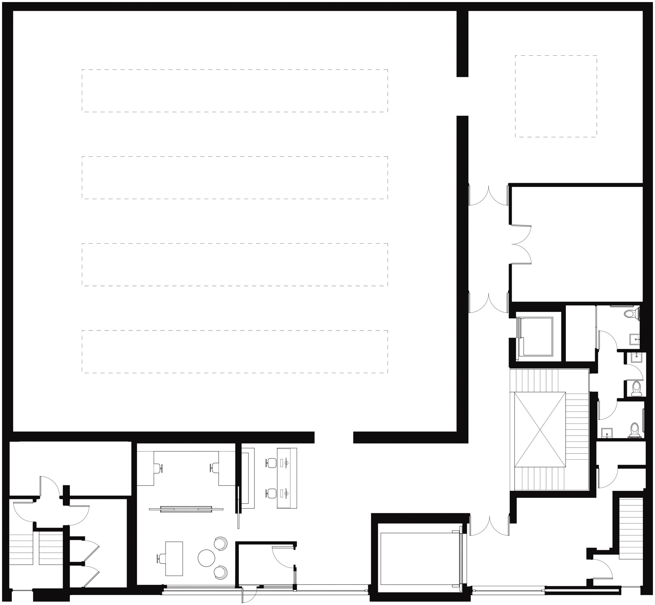 David Zwirner 20th Street New York - First Floor Plan - Selldorf Architects