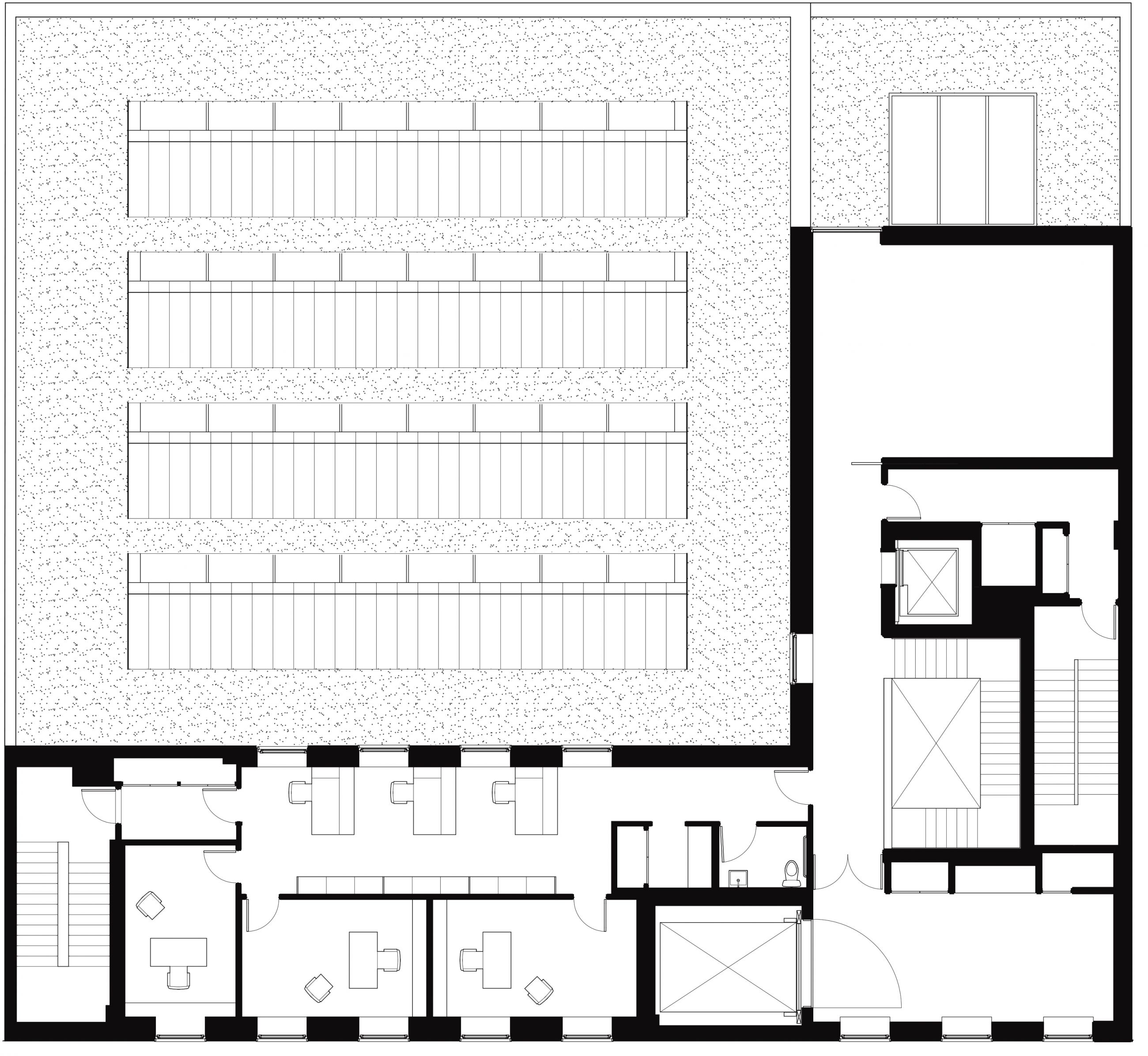 David Zwirner 20th Street New York - Plan - Selldorf Architects