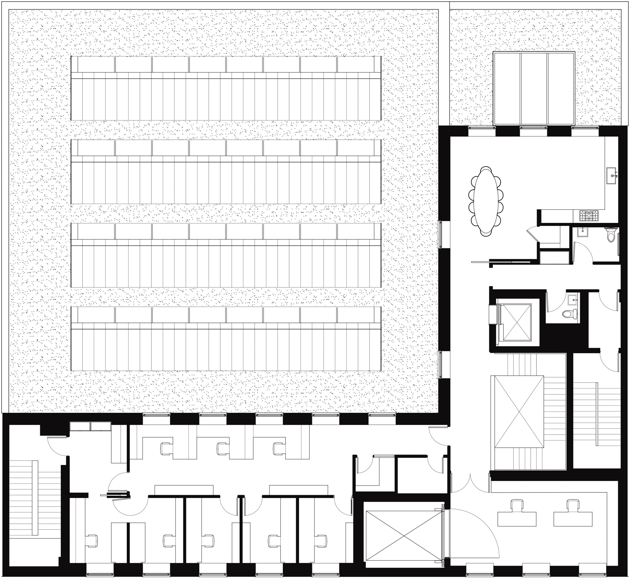 David Zwirner 20th Street New York - Plan - Selldorf Architects