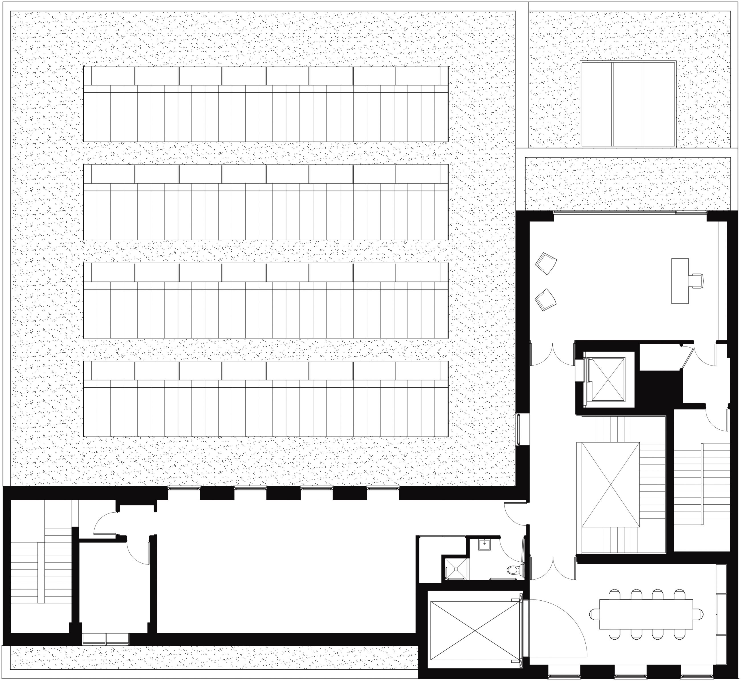 David Zwirner 20th Street New York - Plan - Selldorf Architects