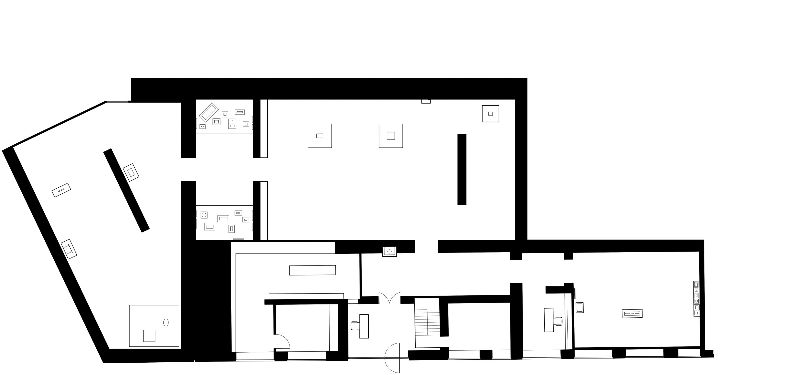 Gagosian Gallery - London - Ground Floor Plan - Selldorf Architects