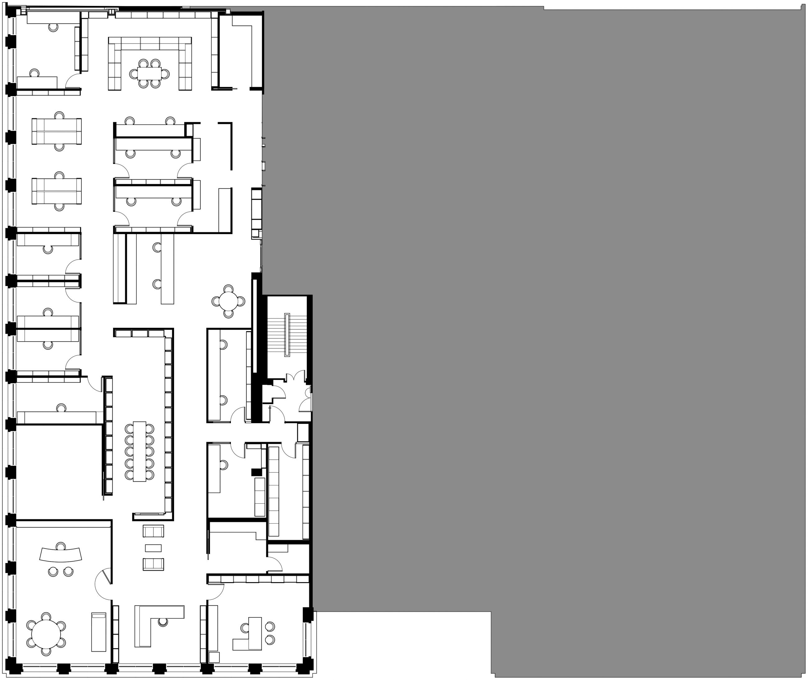 Hauser & Wirth Savile Row - London - Second Level Plan - Selldorf Architects