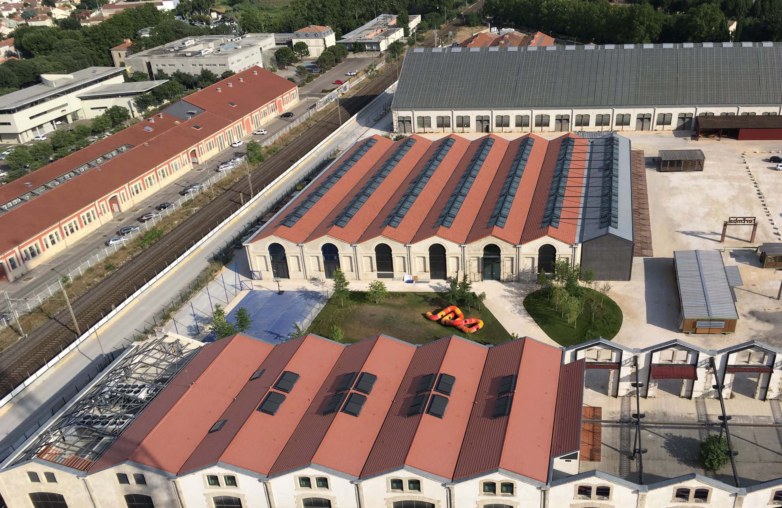 Luma Arles - Arles France - Aerial view - Selldorf Architects