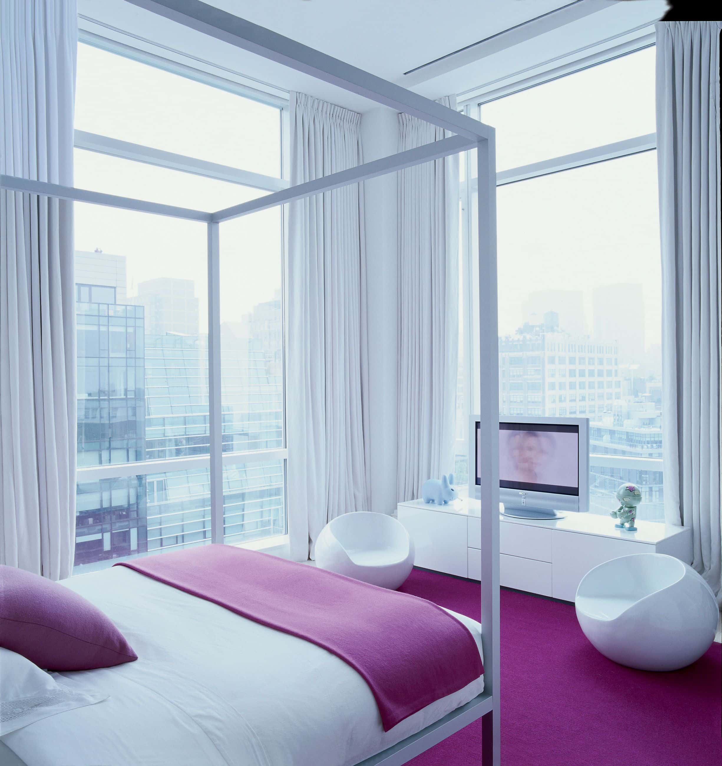 Urban Glass House - New York - Bedroom With A View - Selldorf Architects