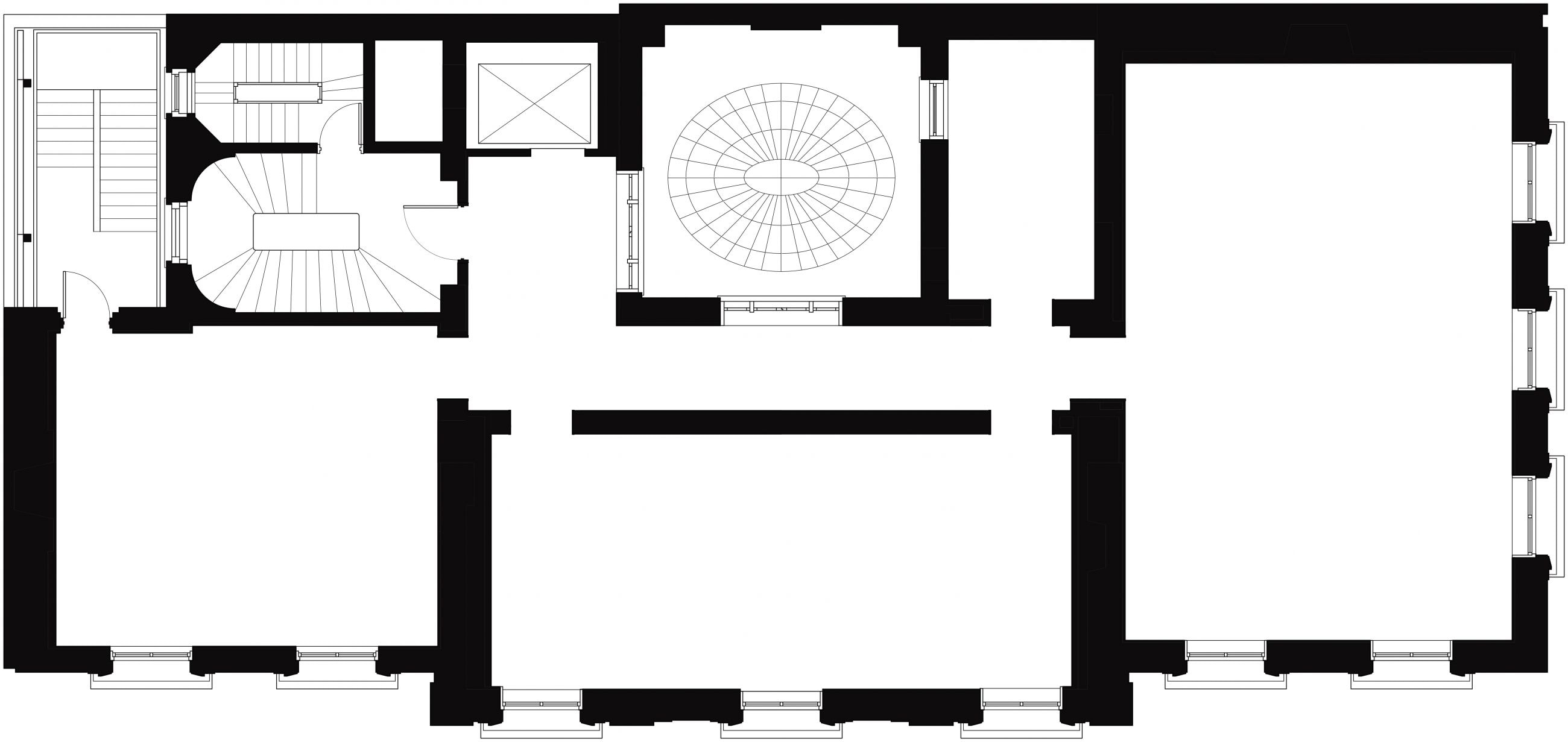 Neue Galerie - New York - Third floor plan - Selldorf Architects