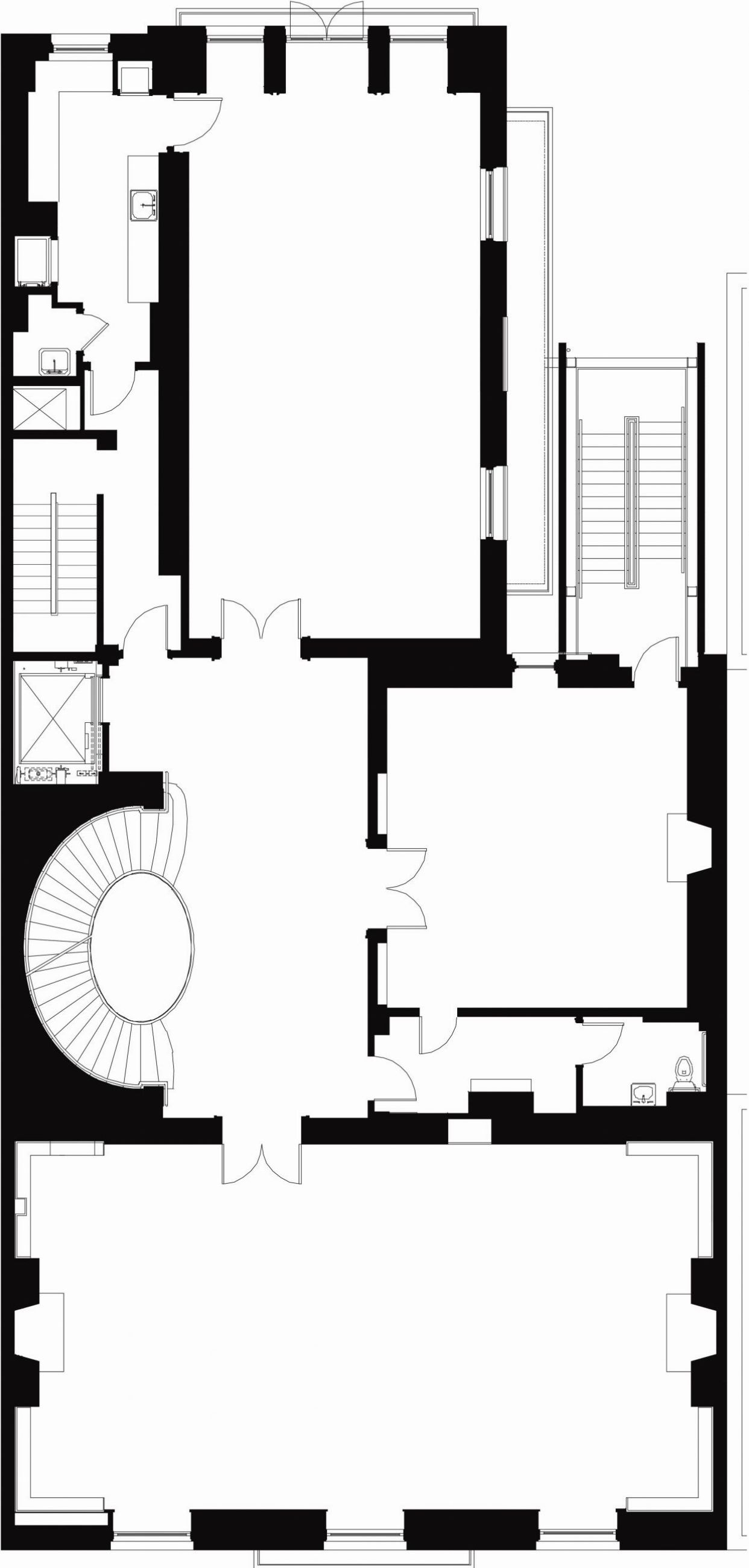 NYU Institute for the Study of the Ancient World - New York - Second floor plan - Selldorf Architects