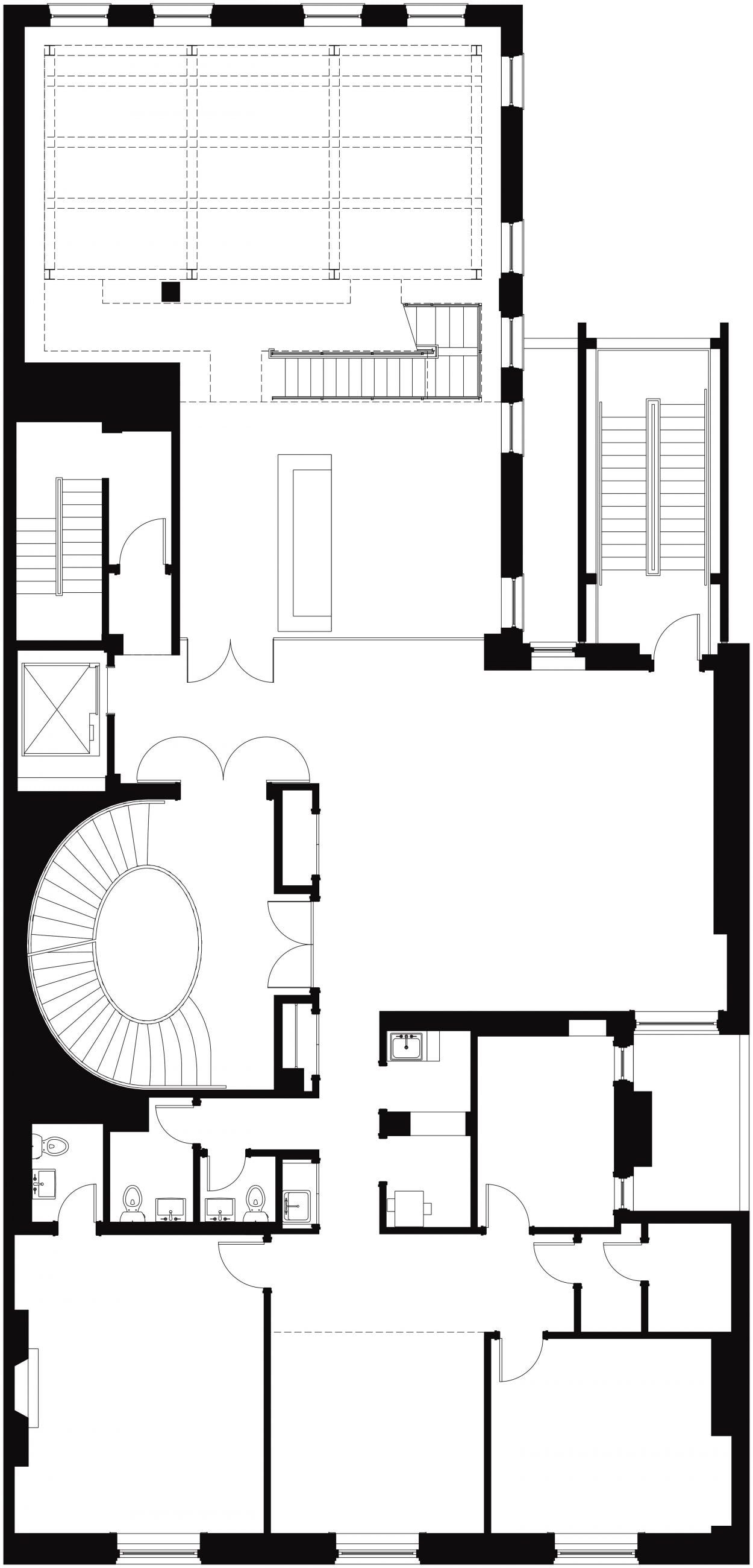 NYU Institute for the Study of the Ancient World - New York - Third floor plan - Selldorf Architects