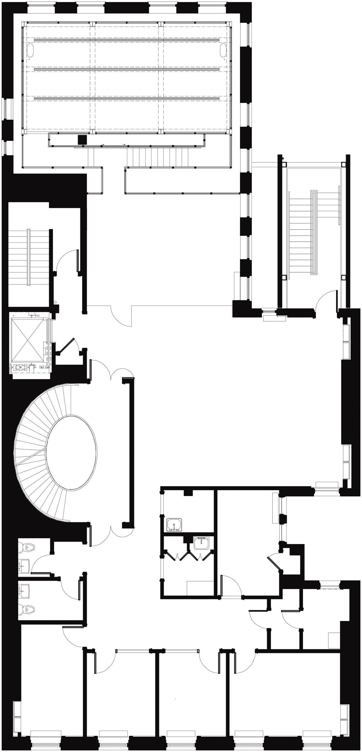 NYU Institute for the Study of the Ancient World - New York - Fifth floor plan - Selldorf Architects
