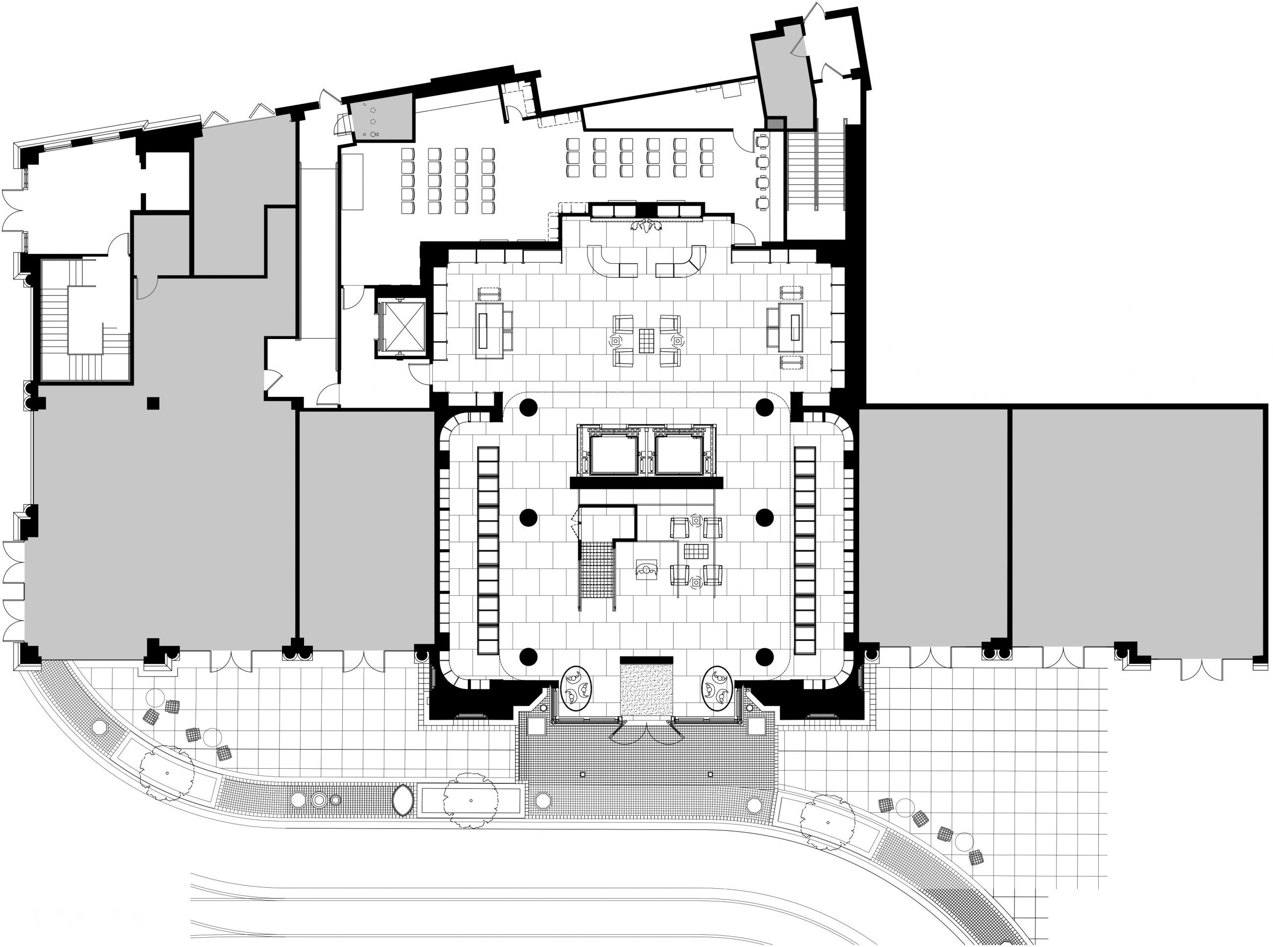 Abercrombie & Fitch Flagship Stores - New York London Los Angeles - Plan 2 - Selldorf Architects