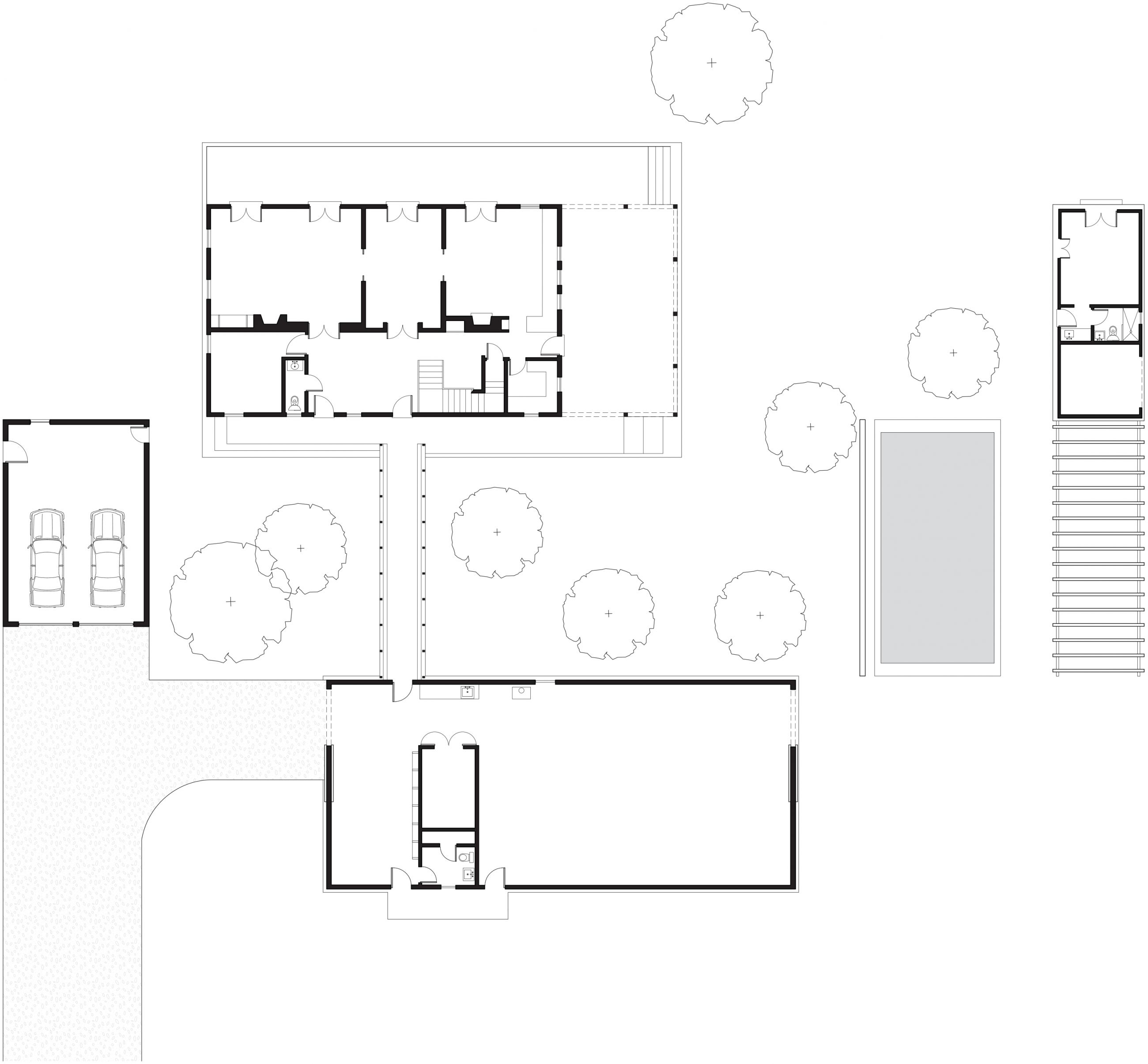Artist's Residence & Studio - Sagaponack NY - Site Plan - Selldorf Architects