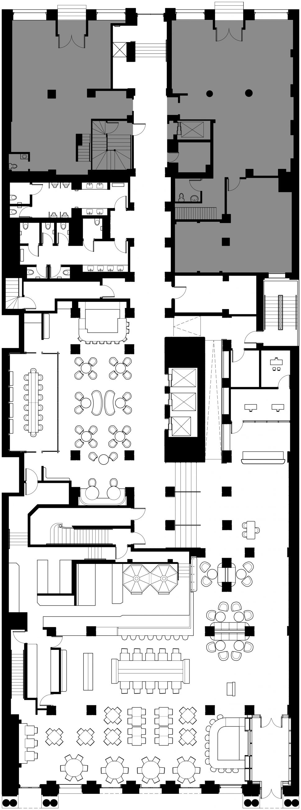 Martha Washington Hotel and Marta - New York - Plan - Selldorf Architects