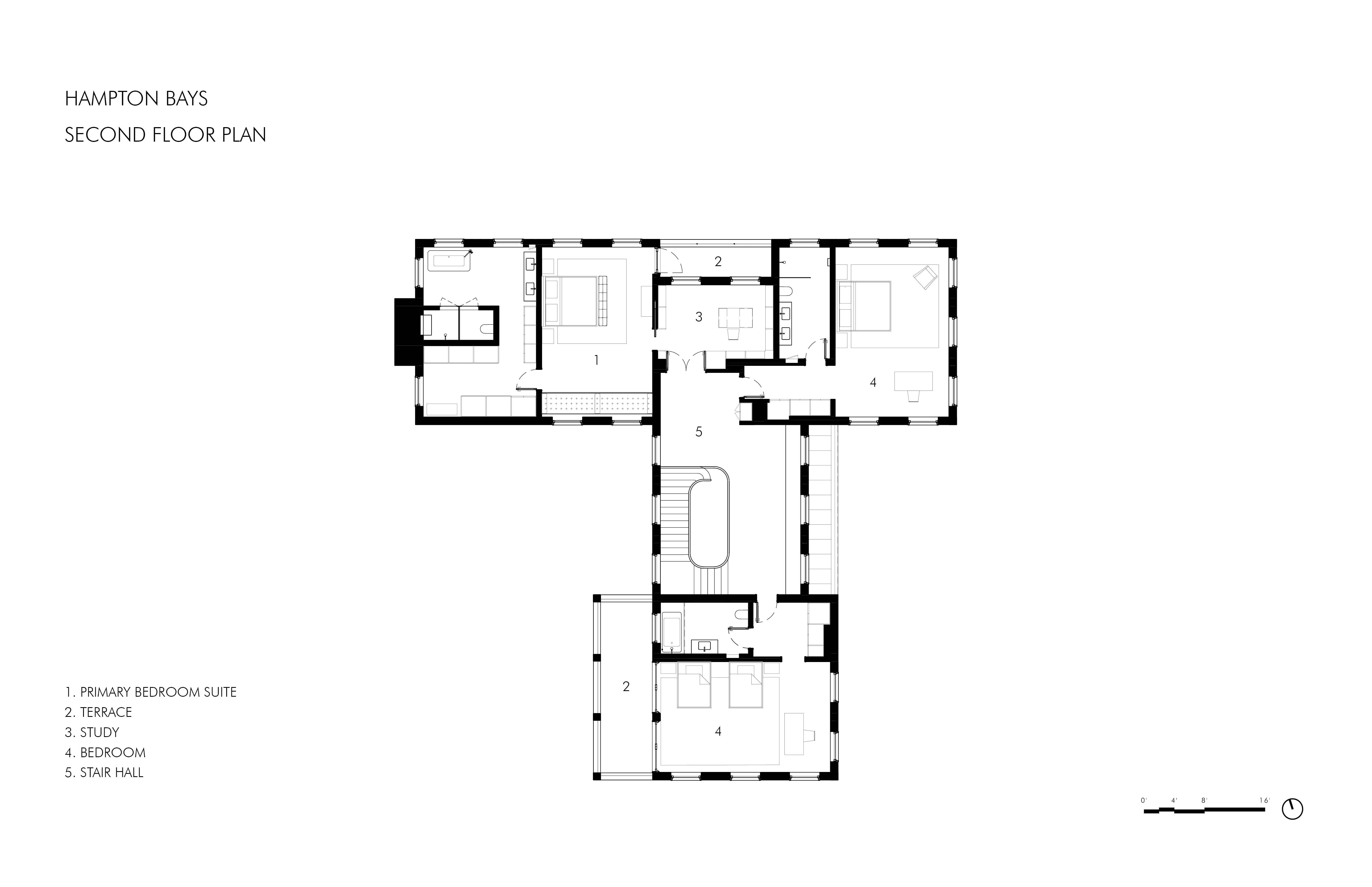 Hampton Bays Second Floor Plan