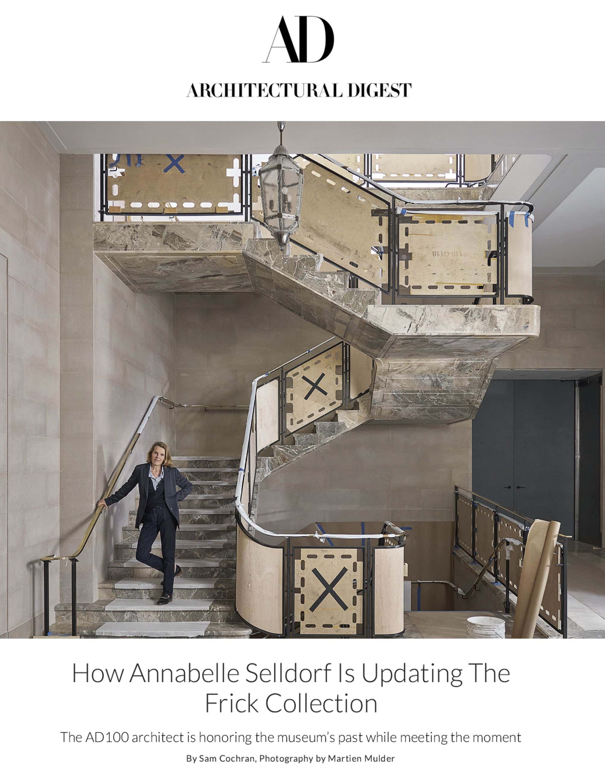 Architectural Digest The Frick Collection