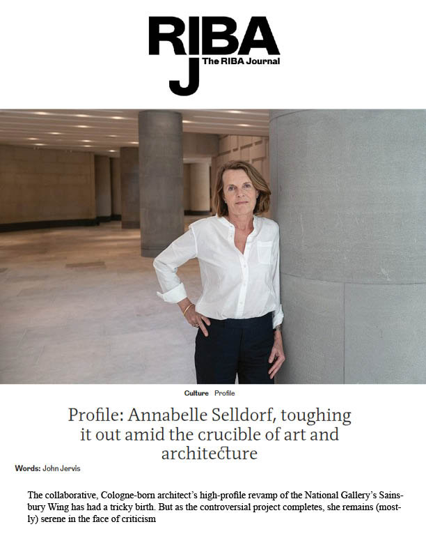 riba journal annabelle selldorf profile press