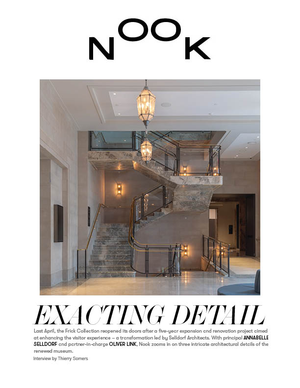 nook magazine exacting detail selldorf architects