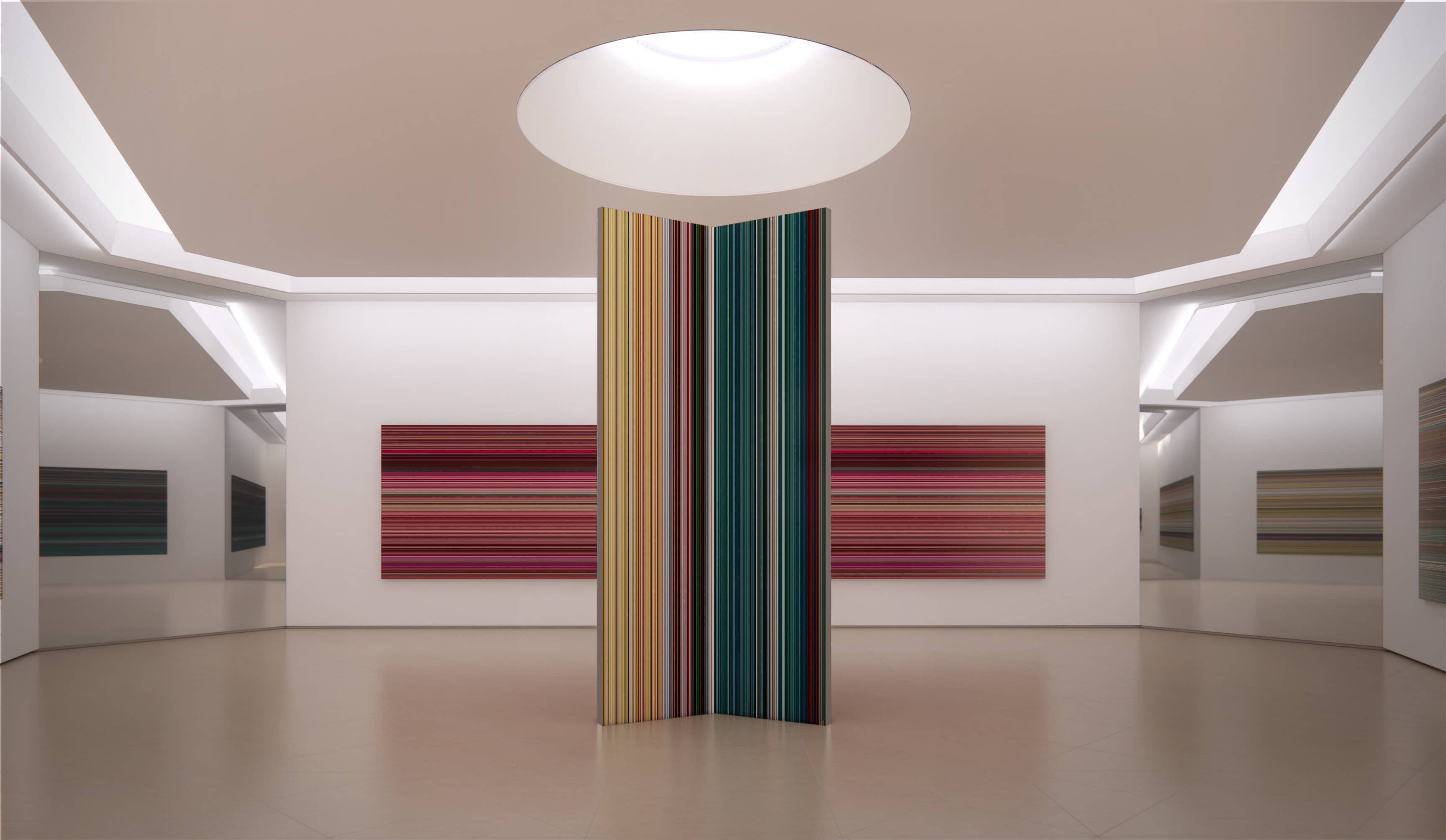 5 interior rendering of doha pavilion gerhard richter © selldorf architects